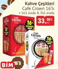 Cafe Crown  Kahve Çeşitleri