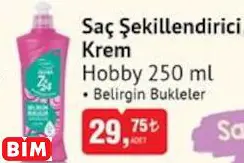 Hobby Saç Şekillendirici Krem Hobby Saç Şekillendirici Krem