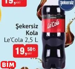 Le’Cola  Şekersiz Kola