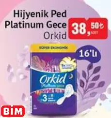 Platinum Gece Orkid Hijyenik Ped Platinum Gece Orkid Hijyenik Ped