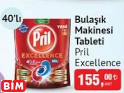 Pril Excellence Bulaşık Makinesi Tableti