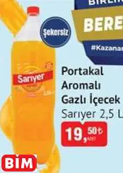 Sarıyer  Portakal Aromalı  Gazlı İçecek