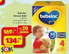 Bebelac Devam Sütü 400 g