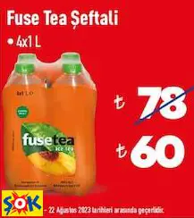 Fuse Tea Şeftali • 4x1 L