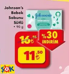 Johnson’s Bebek Sabunu Sütlü