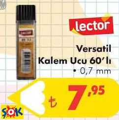 Versatil Kalem Ucu 60’lı