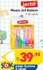 Neon Jel Kalem • 6 Renk