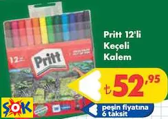 Pritt 12'Li Keçeli Kalem