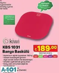 Kiwi Banyo Baskülü