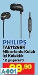 Philips Mikrofonlu Kulak İçi Kulaklık