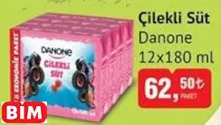 Danone  Çilekli Süt