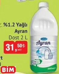 Dost  %1.2 Yağlı Ayran