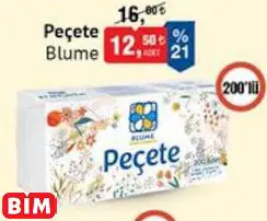 Blume Peçete