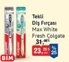 Max White Fresh Colgate Tekli  Diş Fırçası