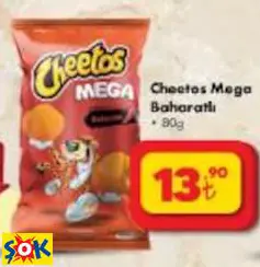 Cheetos Mega Baharatlı 80G