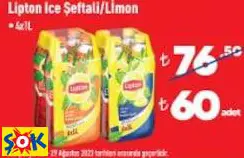 Lipton İce Tea Şeftali / Limon