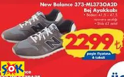 New Balance 373-Ml373oa2d Bej Ayakkabı