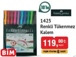 Faber Castell 1425  Renkli Tükenmez Kalem