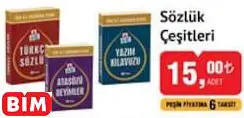 Sözlük Çeşitleri Sözlük Çeşitleri