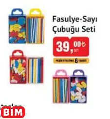 Studi Fasulye-Sayı Çubuğu Seti