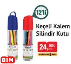 Studi Keçeli Kalem Silindir Kutu