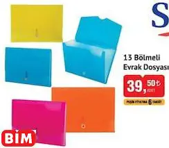 Studi 13 Bölmeli Evrak Dosyası