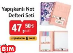 Studi Yapışkanlı Not Defteri Seti