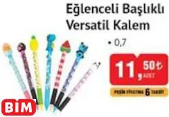 Studi Eğlenceli Başlıklı Versatil Kalem