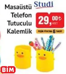 Studi Masaüstü Telefon Tutuculu Kalemlik