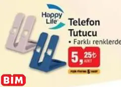 Happy Life Telefon Tutucu