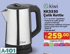 Kiwi Çelik Kettle