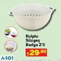 kulplu süzgeç badya kulplu süzgeç badya