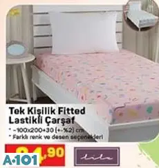 Fitted Lastikli Çarşaf