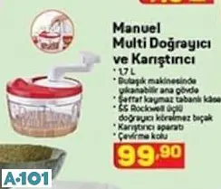 Manuel Multi Doğrayıcı Ve Karıştırıcı