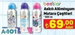 Beestar Askılı Alüminyum Matara Çeşitleri