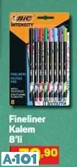 bic fineliner kalem 8'li bic fineliner kalem 8'li