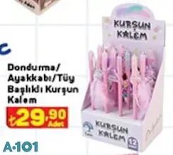 Dondurma/Ayakkabı/Tüy Başlıklı Kurşun Kalem