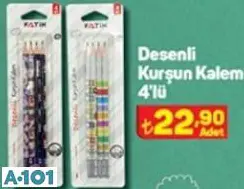 fatih desenli kurşun kalem 4'lü fatih desenli kurşun kalem 4'lü
