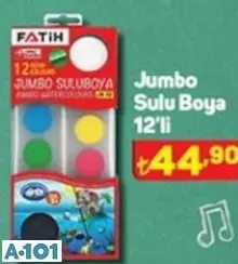 Fatih Jumbo Sulu Boya 12'Li