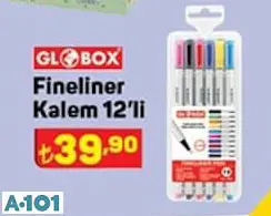 globox fineliner kalem 12'li globox fineliner kalem 12'li