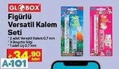 globox figürlü versatil kalem seti globox figürlü versatil kalem seti