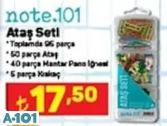 note.101 ataş seti note.101 ataş seti