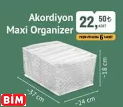 Akordiyon  Maxi Organizer