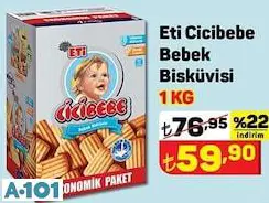 Eti Cicibebe Bebek Bisküvisi 1Kg