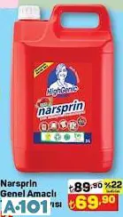 Naspirin Genel Amaçlı Temizlik Sıvısı 5L