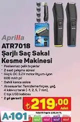 Aprilla Şarjlı Saç Sakal Kesme Makinesi