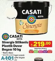 Casati Silikonlu Plastik Duvar Boyası