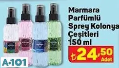 Marmara Parfümlü Sprey Kolonya