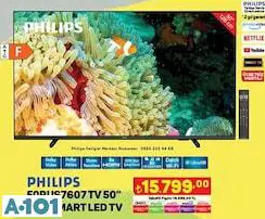 Philips 50PUS7607 50’’ 4K Ultra HD Smart Led TV/Akıllı Televizyon