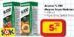 Aroma %100 Meyve Suyu Nektarı Aroma %100 Meyve Suyu Nektarı